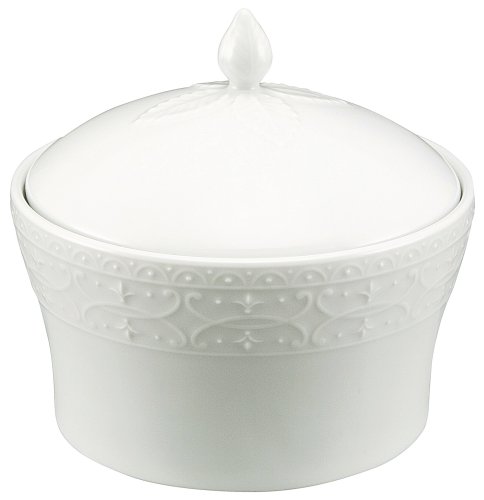 Nikko Ceramics Blanc Fleur & Lid