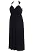 Black Spring Strap Detail Jersey Maxi Dress