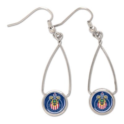 CHIVAS USA OFFICIAL LOGO FRENCH LOOP EARRINGS