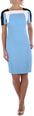 Pianuro Studio Snake Print Blue & Navy Designer Sexy Day Dress 6 US/42 EU