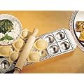 Ravioliform "Chef" mit Teigrolle f�r 12 Ravioli