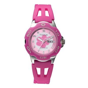 Freestyle Women`s Betty Shark Pink Flower Dive Watch-Pink-ONE