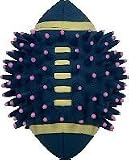Vo-Toys Vinyl Super Spiked Football Dog Toy