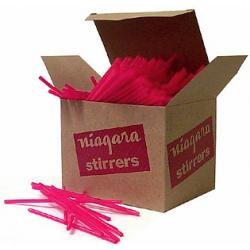 Cocktail Drink Straws - 1000 Count - Red 5
