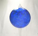 Eigenschaften Lauschaer Glaskunst  / Tolle Pflanzensitter: Durstkugel/Bewässerungskugel - groß blau