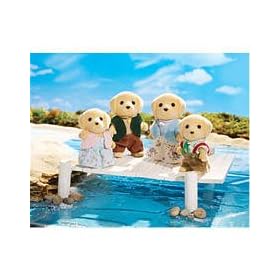  Calico Critters Yellow Lab Family