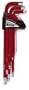 Titan 12714 9-Piece Extra-Long Arm Ball Tip Metric Hex Key Set
