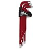 Titan 12714 9-Piece Extra-Long Arm Ball Tip Metric Hex Key Set