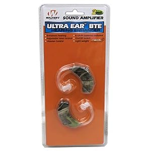 Walker's Game Ear Ultra Ear Behind the Ear Hearing Enhancers (2 Pack) by 