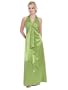 Satin Halter Neck Bodice Bridesmaid Dress