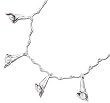 Solid Sterling Silver "Calla Lily" White Long Pearl Necklace