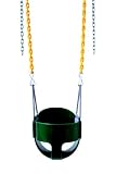 Highback Full Bucket with 5 1/2 ft Coated Chain, Blue
