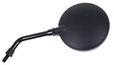 Emgo Universal Round Mirror - 5in. Short Stem, 10mm Thread EIther 20-29605