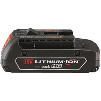 Bosch BAT610G 18-Volt Lithium-Ion HC (High Capacity) 1.5Ah Lithium-Ion Slim Pack Battery with Fuel Gauge