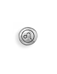 MMA Silver - Oxidized Leo Zodiac Bead