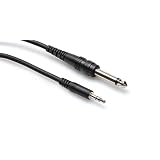 Hosa Cable CMP105 1/8 Inch TRS to 1/4 Inch TS Cable - 5 Foot