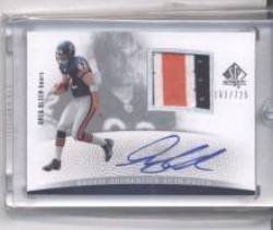 2007 SP Authentic #274 Greg Olsen - Chicago Bears (RC - Rookie Card - Autographed - Piece of Jersey - Serial #'d to 725)(Football Cards)