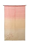 本麻100%使用 手織り暖簾 『ぼかし桜』 85×150cm 1808300