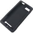 Silicone Skin BLACK Rubber Soft Cover Case for MOTOROLA MB810 DROID X [WCA261]