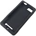 Silicone Skin BLACK Rubber Soft Cover Case for MOTOROLA MB810