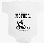 Mother's Day Biker Baby Ultrasoft Onesie