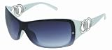 Ladies Square Frame Fashion Sunglasses with Gradient Lens