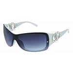 Ladies Square Frame Fashion Sunglasses with Gradient Lens