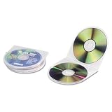 CD/DVD Storage Cases Polypropylene Sea Shell Case, Clear, 25/Pack (IVR87925)