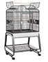 22" X 17" X 66" Small Hook Bill Bird Cage w/ Storage Shelf