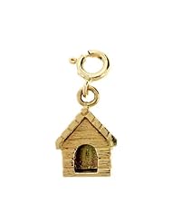 CleverEves 14K Gold Pendant Dog House 5.4 - Gram(s)