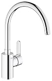 Produkt-Bild: Grohe 31127002 Eurostyle C Einhand-Sp&uuml;ltischbatterie mit hohem Auslauf Niederdruck f&uuml;r offene Warmwasserbereiter