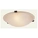 Home-Basics-07 - 3 Light Flush Mount Ceiling Lighting Fixture - Bronze - B1721