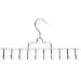 Hanger Tie Belt Accessory Horizontal Style in Chrome/White (HNG01311) by Honey Can Do