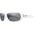 Smith Optics Pavilion Premium Lifestyle Polarized Sports Sunglasses/Eyewear w/ Free B&F Heart Sticker Bundle - White/Gray