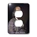 Rick London Famous Wisdom Quote Gifts - Benjamin Franklin - Benjamin Franklin Love Thy Neighbor..But Dont Pull Down The Hedge Funny Wisdom Gifts - Light Switch Covers - 2 plug outlet cover