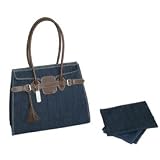 Blue Denim Kelly Tote Bag
