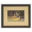 Disney Snow White ''Smile For Me'' LE Framed Sericel Over Lithograph Background
