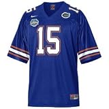 Nike Florida Gators #15 Royal Blue 2009 BCS National Championship Replica Football Jersey