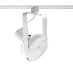 Juno Lighting T690WH Trac-Master Front Lamping Gimbal Line Voltage PAR38 Lampholder, White by Juno