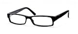 Computer Glasses with Clear Polycarbonate Double Sided Anti-reflective Coating, Scratch Coating and Uv Protection - Plastic Frame - 53-15-138