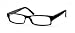 Computer Glasses with Clear Polycarbonate Double Sided Anti-reflective Coating, Scratch Coating and Uv Protection - Plastic Frame - 53-15-138