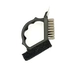 Charcoal Companion CC4062 2-in-1 Brush with Black Plastic Handle