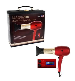CHI Royal Treatment Gold Ceramic Digital Hair Dryer