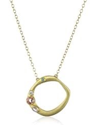 Vicente Agor "Volcanico" Diamond, Sapphire and Moonstone Glimmer Legend Pendant Necklace