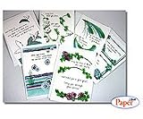 Greeting Card Assortment - Inspirational Sympathy Six Designs - 5 x 7 - 6 cards/6 env