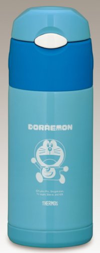 THERMOS 真空断熱ストローボトル 0.37L ドラえもん ブルー FEP-400FD BL