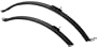 Avenir 1695016 Clip-On Fenders, 700c (Black)