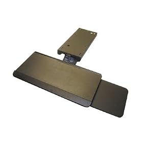 Waterloo Premium Arm, Keyboard Tray & Mouse Tray Package Black