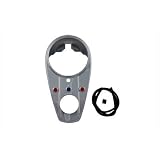 Chrome Three Light Speedometer and Gauge Housing Dash Panel for Big Twin Harley -... by V-Twin