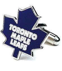 Toronto Maple Leaf Cufflinks - NHL Hockey Sports Themed Formal Wear